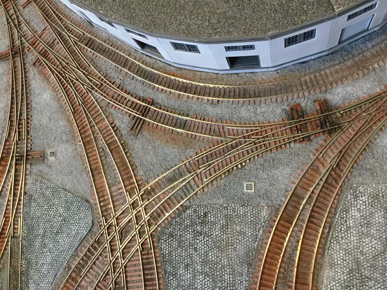 Ballasted tracks, turnouts and crossovers